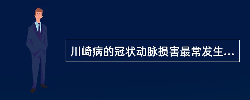 川崎病的冠状动脉损害最常发生于起病的第A、10天内B、1～2个月C、10～14天