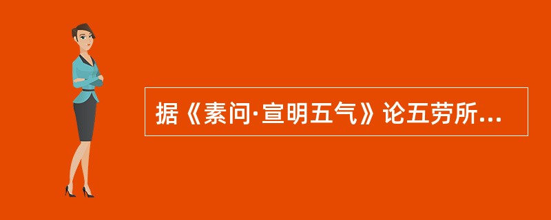 据《素问·宣明五气》论五劳所伤之中，久立伤