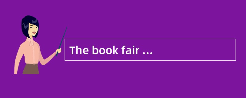 The book fair has received a positive __