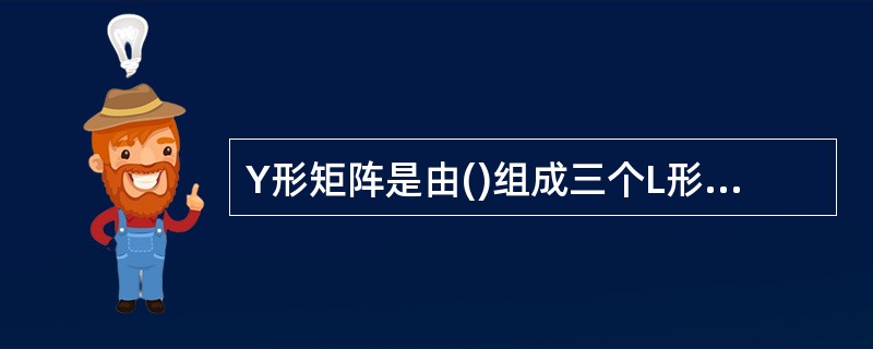 Y形矩阵是由()组成三个L形矩阵图。