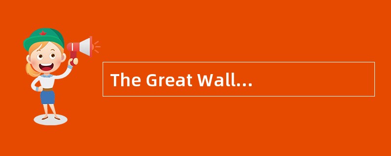 The Great Wall is _______ tourist attrac