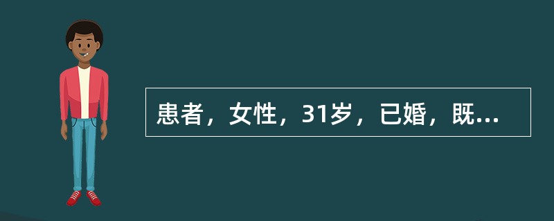患者，女性，31岁，已婚，既往月经规律，因月经过期10天而就诊，确诊妊娠最有意义
