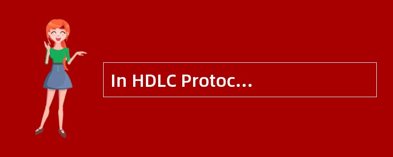 In HDLC Protocol, when Supervisory Frame