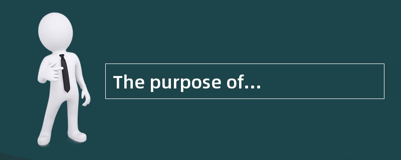 The purpose of the writing is to ______.