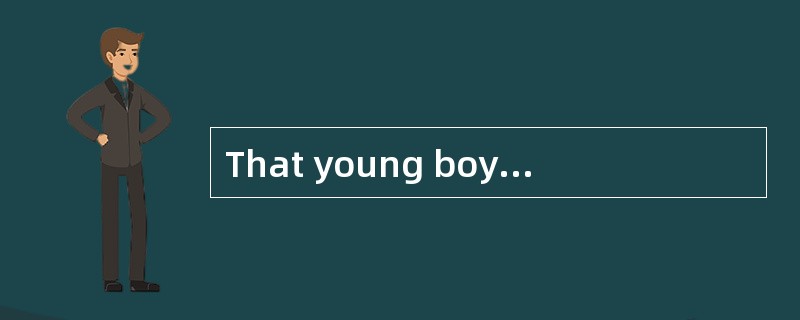 That young boy was knocked ______ by a p