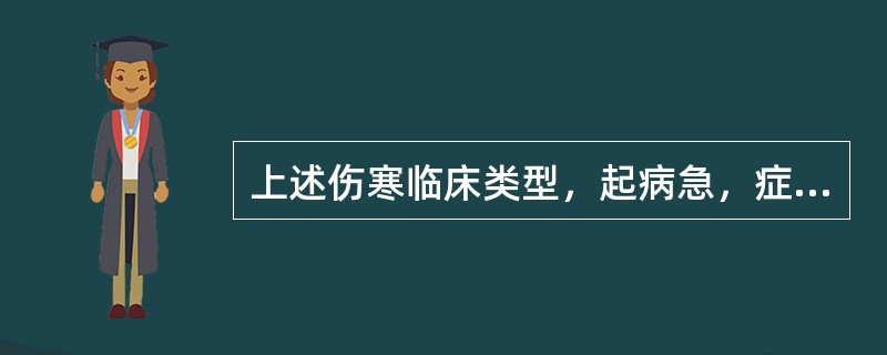 上述伤寒临床类型，起病急，症状典型，但病程极短，1周左右即痊愈的是