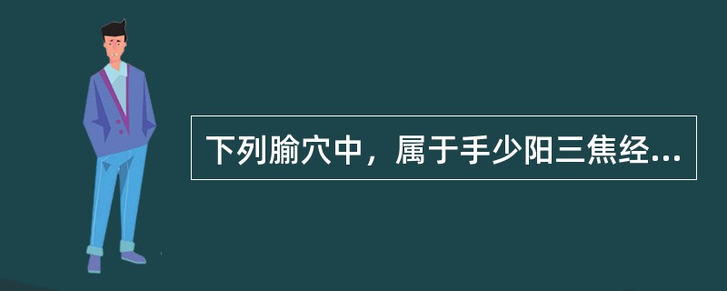 下列腧穴中，属于手少阳三焦经的是A、肩髃B、肩髎C、肩贞D、肩前E、颧髎