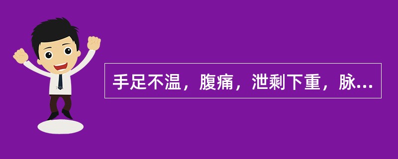 手足不温，腹痛，泄剩下重，脉弦者，治宜选用