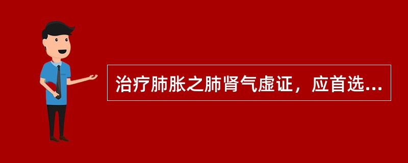 治疗肺胀之肺肾气虚证，应首选的方剂是( )A、苏子降气汤合三子养亲汤B、越婢加半