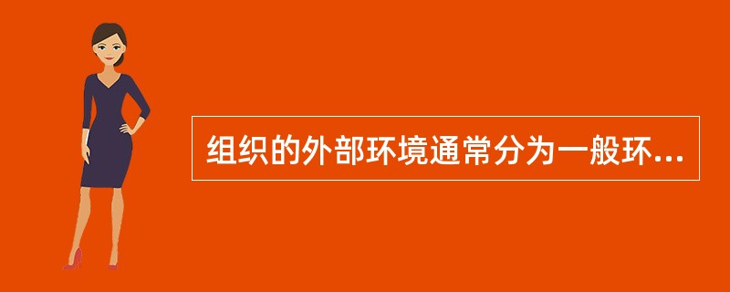 组织的外部环境通常分为一般环境和具体环境。一般环境又称( )。