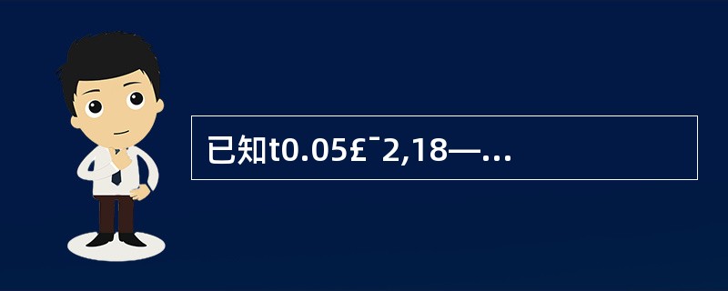 已知t0.05£¯2,18—2.101,则区间(2.101—2.101)与曲线所