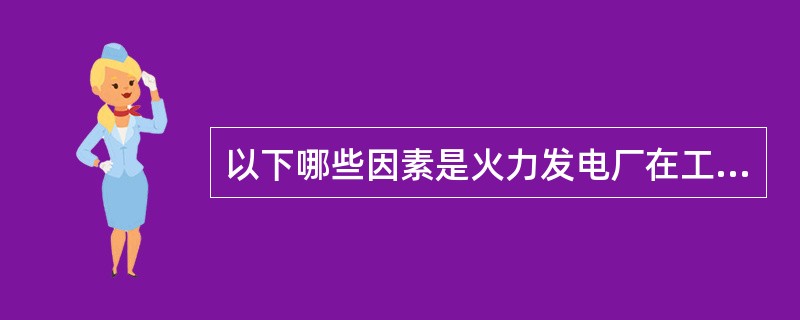 以下哪些因素是火力发电厂在工程选厂过程中需要综合考虑的（）