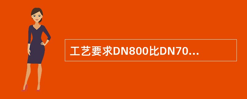 工艺要求DN800比DN700砂芯的射砂压力要高。