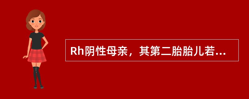 Rh阴性母亲，其第二胎胎儿若Rh阳性，胎儿生后易患（）