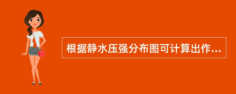 根据静水压强分布图可计算出作用于受压面上的（）。