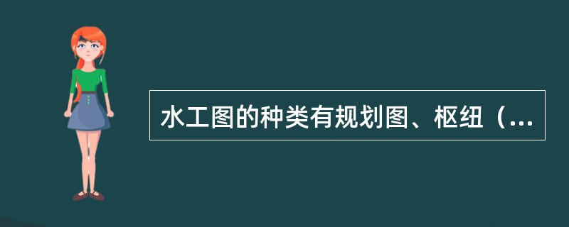 水工图的种类有规划图、枢纽（）、建筑物结构图、施工图。