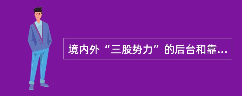 境内外“三股势力”的后台和靠山是谁？