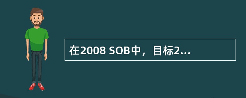 在2008 SOB中，目标2200耳鼻喉科医生来自于哪些医院？（）