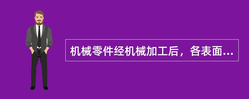 机械零件经机械加工后，各表面的实际尺寸、实际形状和实际相互位置与理想值的接近程度