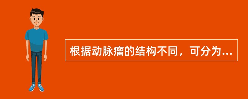 根据动脉瘤的结构不同，可分为______，_____和______三种。