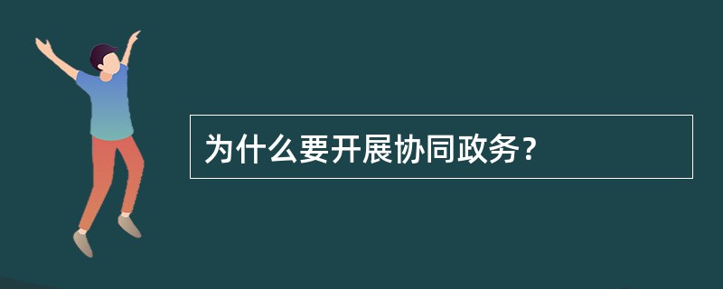 为什么要开展协同政务？