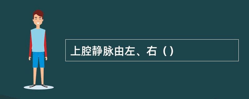 上腔静脉由左、右（）