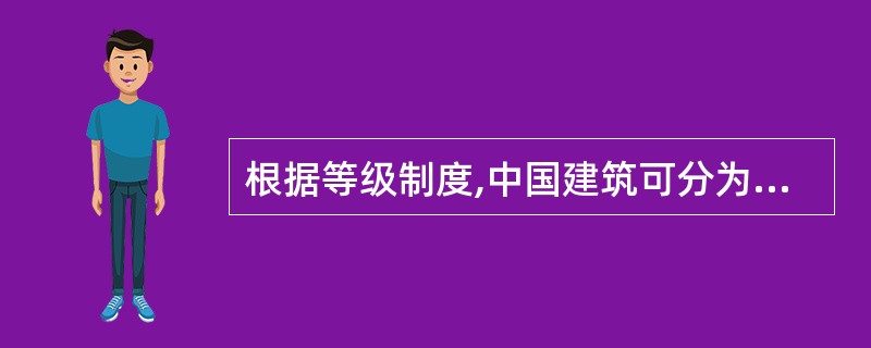 根据等级制度,中国建筑可分为三个类型,即____式、大式和____式。