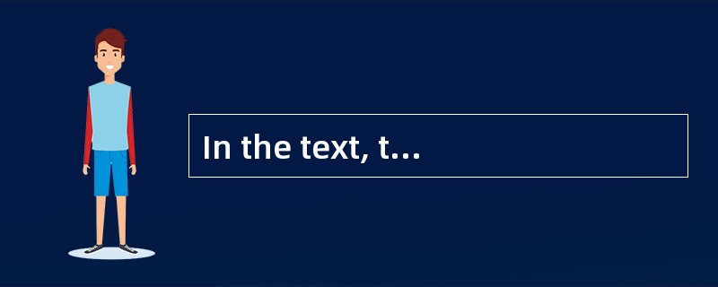 In the text, the author mainly deals wit