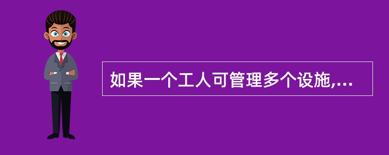 如果一个工人可管理多个设施,而一个设施只被一个工人管理,则实体"工人"与实体"设