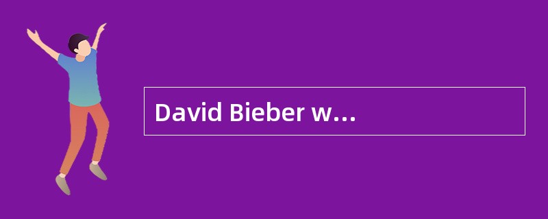 David Bieber was most probably handcuffe