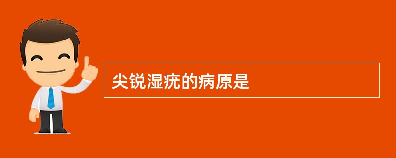 尖锐湿疣的病原是