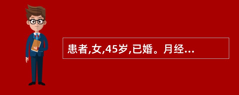 患者,女,45岁,已婚。月经提前,量多、色淡、质稀,纳少便溏,气短懒言,舌淡苔白