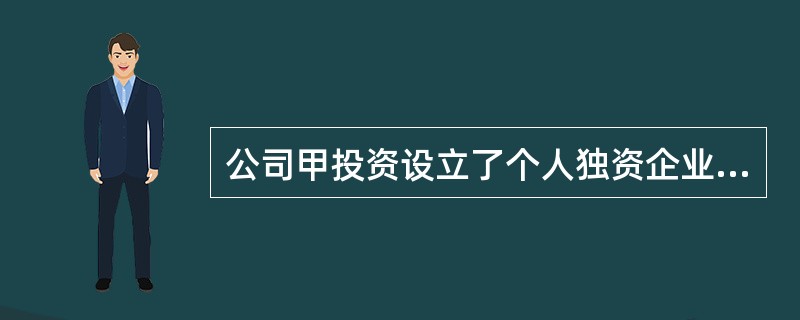 公司甲投资设立了个人独资企业,根据《个人独资企业法》规定,甲可以采取哪些方式进行