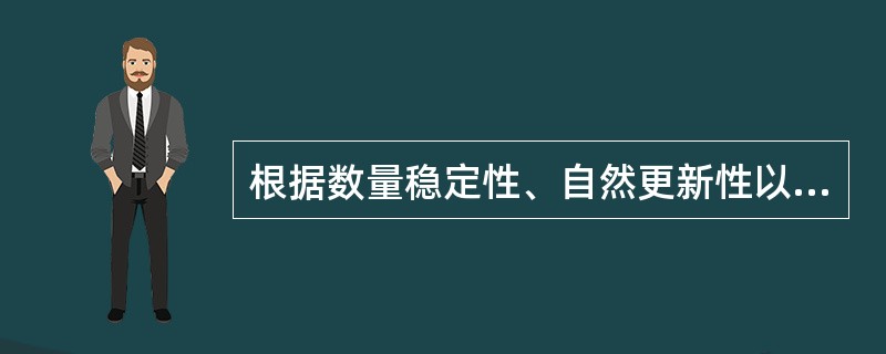 根据数量稳定性、自然更新性以及人为再回收性等方面的差异,自然资源可分为_____