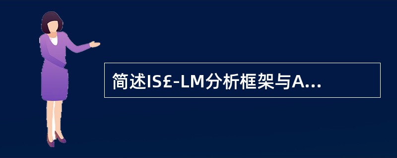 简述IS£­LM分析框架与AS£­AD分析框架的主要区别与联系。