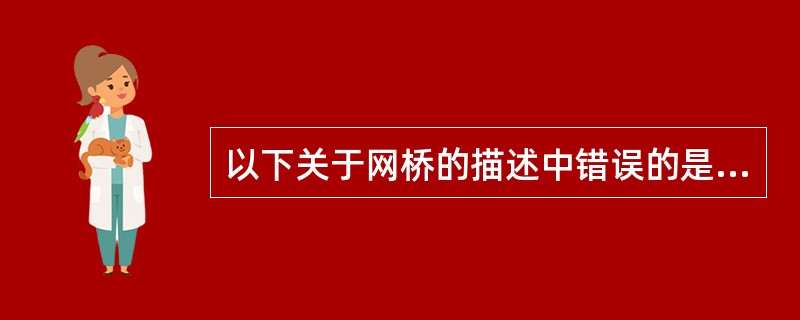 以下关于网桥的描述中错误的是______。