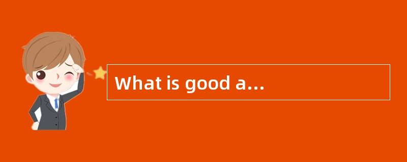 What is good about the flat? A It has a