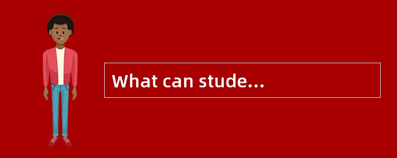 What can students do in the practical ar