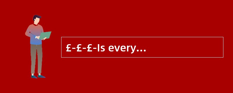 £­£­£­Is everyone here? £­£­£­Not yet……L