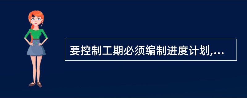 要控制工期必须编制进度计划,建设工程进度网络计划与横道计划相比,优点是( )。