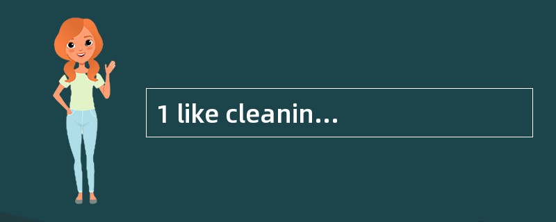 1 like cleaning the bike because I can b