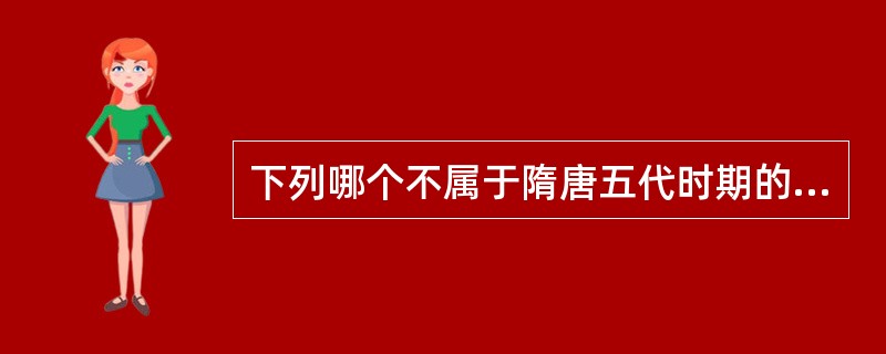 下列哪个不属于隋唐五代时期的名医（）