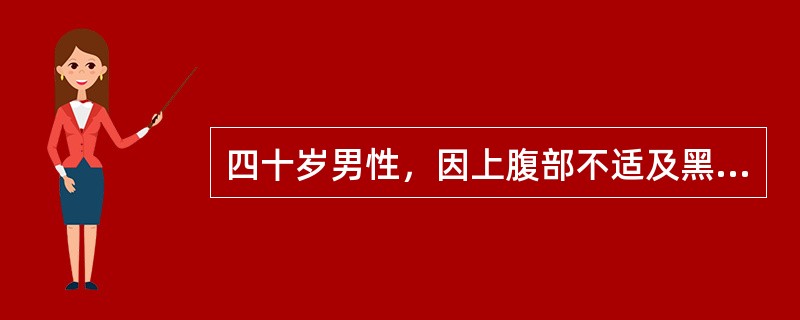 四十岁男性，因上腹部不适及黑便作胃镜检查，胃窦部粘膜严重充血，水肿，小弯处有多处粘膜剥脱及粘膜下出血点。活检报告：粘膜中性白细胞，淋巴细胞浸润，血管破裂及出血。患者因感冒服扑热息痛2片，后感上腹不适，