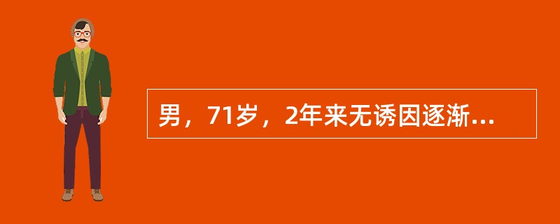 男，71岁，2年来无诱因逐渐出现行动缓慢，行走时上肢无摆动，前倾屈曲体态。双手有震颤，双侧肢体肌张力增高。无智能和感觉障碍，无锥体束损害征。选用上述治疗的目的是
