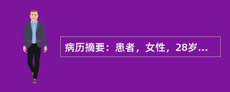 病历摘要：患者，女性，28岁，因“突眼10天”来诊。10天患者由他人发现双眼突眼，无自觉视力下降，双眼干涩，眼花视矇。详细询问病史发现患者近2月来体重下降20斤，月经稀少，脾气变躁。既往体健。对于甲状