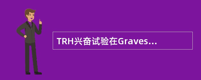 TRH兴奋试验在Graves病时结果应为