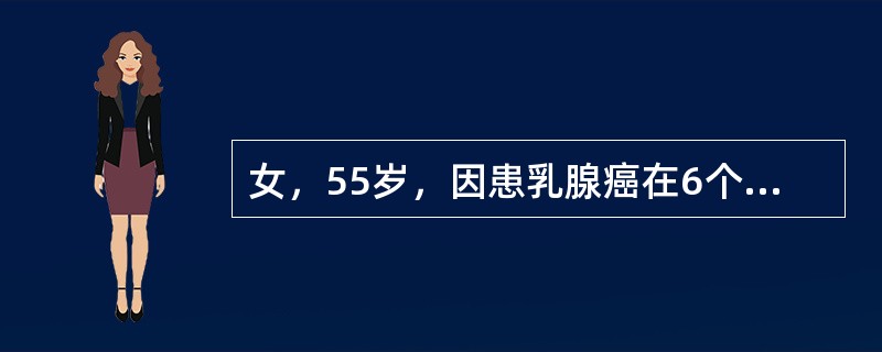 女，55岁，因患乳腺癌在6个月前行乳腺癌根治术，术中曾输血1000ml，最近查肝功能发现ALT150u/L，进一步检查发现抗-HAVIgG阳性，抗-HBs阳性，抗-HCV阳性，丁肝和戊肝抗体均阴性。如