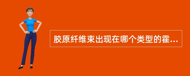 胶原纤维束出现在哪个类型的霍奇金淋巴瘤中()