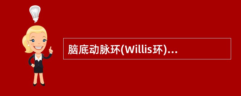 脑底动脉环(Willis环)不包括下列哪项()