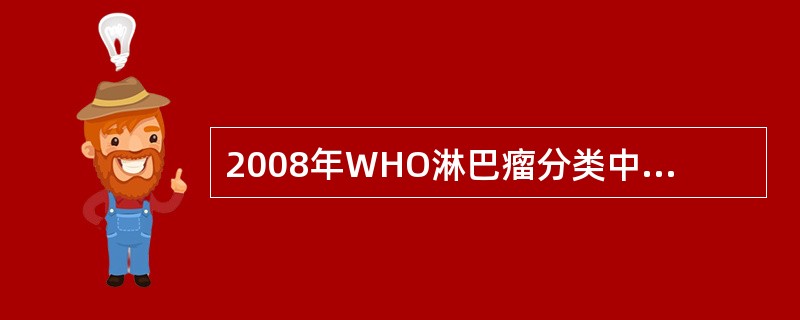 2008年WHO淋巴瘤分类中弥漫大B细胞淋巴瘤亚型除外